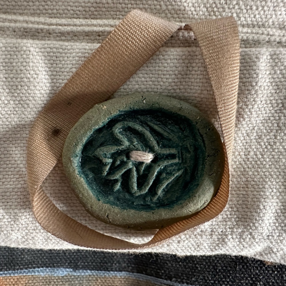 Blue Fish Cotton Canvas Tote - small fish - Picture 6 of 6